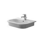 Duravit - d - code - vasque � encastrer, 55x44 cm, avec un trou pour robinetterie, blanc 0337540000