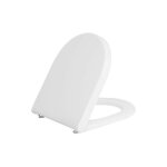 Duravit - wc abattant starck 3 standard, blanc, avec charniere inox lxhxp: 380x30x383 mm