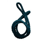 Durban - embrasse rideau textile cordon coloris - bleu canard Durban - embrasse rideau textile cordon coloris - bleu canard