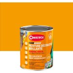 Durieu - peinture d�corative antirouille rustol deco ral 1007 jaune narcisse brillant 0, 75l owatrol