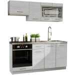 Dusine - cuisine giovanna 6 éléments - bois blanchi 1m80 portes vitrées four encastrable Dusine - cuisine giovanna 6 éléments - bois blanchi 1m80 portes vitrées four encastrable