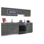 Dusine - cuisine giovanna 7 éléments - bois grisé 2m40 - grand casserolier Dusine - cuisine giovanna 7 éléments - bois grisé 2m40 - grand casserolier