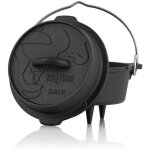 Dutch oven do1p, 1, 8 l cocotte premium en fonte, marmite en fonte - bbq - toro
