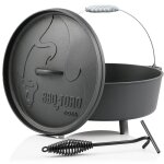 Dutch oven do6a 5, 5 litres alpha marmite en fonte - bbq - toro Dutch oven do6a 5, 5 litres alpha marmite en fonte - bbq - toro