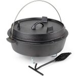 Dutch oven marmite 6l en fonte dessous - plat lève - couvercle pied de support fait - tout pot cocotte ... Dutch oven marmite 6l en fonte dessous - plat lève - couvercle pied de support fait - tout pot cocotte ...