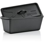 Dutch oven pot de cuisson 3, 0 litres marmite en fonte - bbq - toro