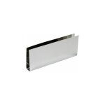 Duval - plinthe bas de porte nox brillant - en u - 730 x 150 mm