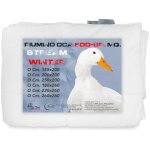 Duvet d'oie stream 500 gr. 80% plume oca 20% couette oca blanc double maxi cm. 250x220