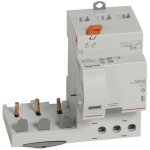 Bloc diffrentiel adaptable  vis dx pour disjoncteur 1 module par ple 3 ples 400v 63a type ac 30ma ...
