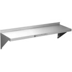 Dynasteel - etagre murale en inox - 1200 x 300 mm