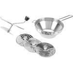 Dynasteel - moulin  lgumes 3 grilles - 2, 3 et 4 mm