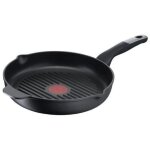 E2294074 unlimited poele grill 26 cm en fonte d'aluminium, revetement antiadhesif - tefal