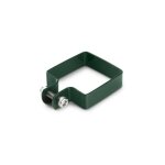 Collier de fixation carré 80 x 80 mm pour portillon grillagé vert Collier de fixation carré 80 x 80 mm pour portillon grillagé vert
