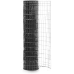Easycloture - grillage soud� en rouleau h1m50 x l25m fil 2. 5mm maille 100x50 mm gris anthracite