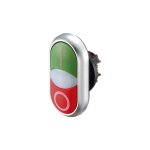 Double bouton beleuch. criture en m22 - gr - kabel x1 / x0 bb - 48 - ddl - xl, commande meld. pices ...