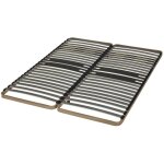 Ebac literie - sommier  lattes 2x80x200 c322 - 46 lattes bois - fabrication franaise