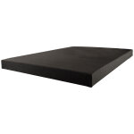 Ebac literie - sommier � lattes 140x200 cm 2x10 lattes larges anthracite - srateis