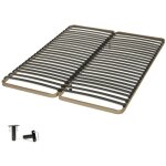 Ebac literie - sommier � lattes 2x70x190 c224 - 48 lattes bois - fabrication fran�aise