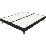 Ebac literie - sommier tapissier + pieds 90 + 90x200 sp18 26 lattes anthracite Ebac literie - sommier tapissier + pieds 90 + 90x200 sp18 26 lattes anthracite