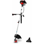 Eberth - d�broussailleuse � essence, coupe bordure 2en1 avec t�te � fil et lame � trois dents, 52cc, ...
