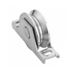 Roue gorge v pour portail 20mm à encastrer - Ø100mm Roue gorge v pour portail 20mm à encastrer - Ø100mm