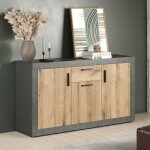 Ebuy24 - salvada buffet gris, ch�ne d�cor.