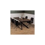 Ebuy24 - table à manger extensible 200 / 240x100x76 cm en céramique rouille Ebuy24 - table à manger extensible 200 / 240x100x76 cm en céramique rouille