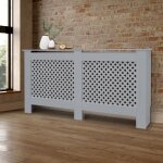 Ecd germany cache - radiateur chauffage moderne - 152x19x82 cm - gris Étagère en bois mdf housse décorative ... Ecd germany cache - radiateur chauffage moderne - 152x19x82 cm - gris Étagère en bois mdf housse décorative ...