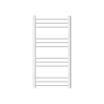 Radiateur design sahara - 500 x 800 mm - blanc - connexion lat�ral - forme courb� - avec kit montage ...