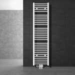 Ecd germany - radiateur design sahara non lectrique - 400 x 1800 mm - blanc - connexion central - avec ...