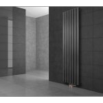 Ecd germany - radiateur design stella 370x1600, anthracite, garniture de raccordement central, thermostat ... Ecd germany - radiateur design stella 370x1600, anthracite, garniture de raccordement central, thermostat ...