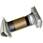 �changeur de chaleur menv180 ? t�l�commande sans fil ? d�bit d'air 37 m� / h ? r�cup�ration de chaleur ...