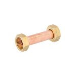 �changeur � plaque mitigeur tube cuivre avec 2 �crous - tournants pour easyflowfresh1