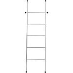 Porte - serviettes wenko chelle inox argent 5 barres 158 cm porte - serviettes salle de bain design ...