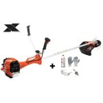 Echo ? d�broussailleuse thermique 41, 5cc srm420tesu ? 2, 4 hp ? moteur high torque pour terrains accident�s ...