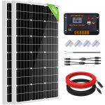 Eco - worthy - kit panneau solaire 12v / 24v 200w avec 30a contrôleur de charge pour voiture a domicile ... Eco - worthy - kit panneau solaire 12v / 24v 200w avec 30a contrôleur de charge pour voiture a domicile ...