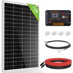 Eco - worthy kit de panneau solaire 170 watts 12 v avec contrleur de charge solaire 30a pour rv camping ...