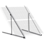 Eco - worthy support de panneau solaire de 114 cm avec angle r�glable, support de panneau solaire de ...