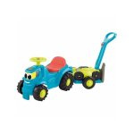 Ecoiffier - porteur trotteur tracteur remorque + tondeuse 103, 5 cm pour bb - multicolore - origine ...