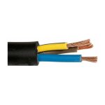 Cble souple industriel h07 rn - f noir - 3g6 mm - au mtre lynelec