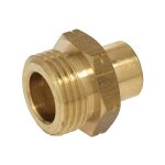 Raccord gaz nf mle bouteille -  souder sur tube cuivre 12 favex