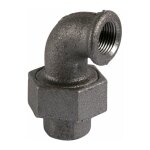 Atusa - raccord union fonte noire coud� 90� � visser - f 3 / 4' - n� 96