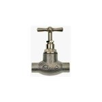 Robinet d'arr�t � souder cuivre 22 mm sans purge