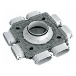 Econoprime - plenum plat d160 8 x 52117 - econoflex - ppov0852117160 ppov0852117160