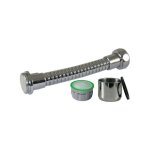 Mousseur a�rateur avec flexible universel, 6l / minute, f22x100 et m24x100