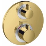 Hansgrohe - ecostat s set de finition pour mitigeur thermostatique encastr avec robinet d'arrt et inverseur ...