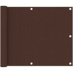 cran de balcon brise pare vue protection confidentialit 75 x 600 cm tissu oxford marron