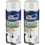 Dulux valentine - ecran + multi - supports exterieure satin - lot de 2 arosols en phase aqueuse - blanc ...