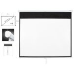 Jamais utilise] cran de projection manuel 120 pouces fonestar format 4:3, poids 10, 4 kg