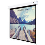 Ecran de projection motoris� � batterie 2, 00 x 1, 13m - format 16:9